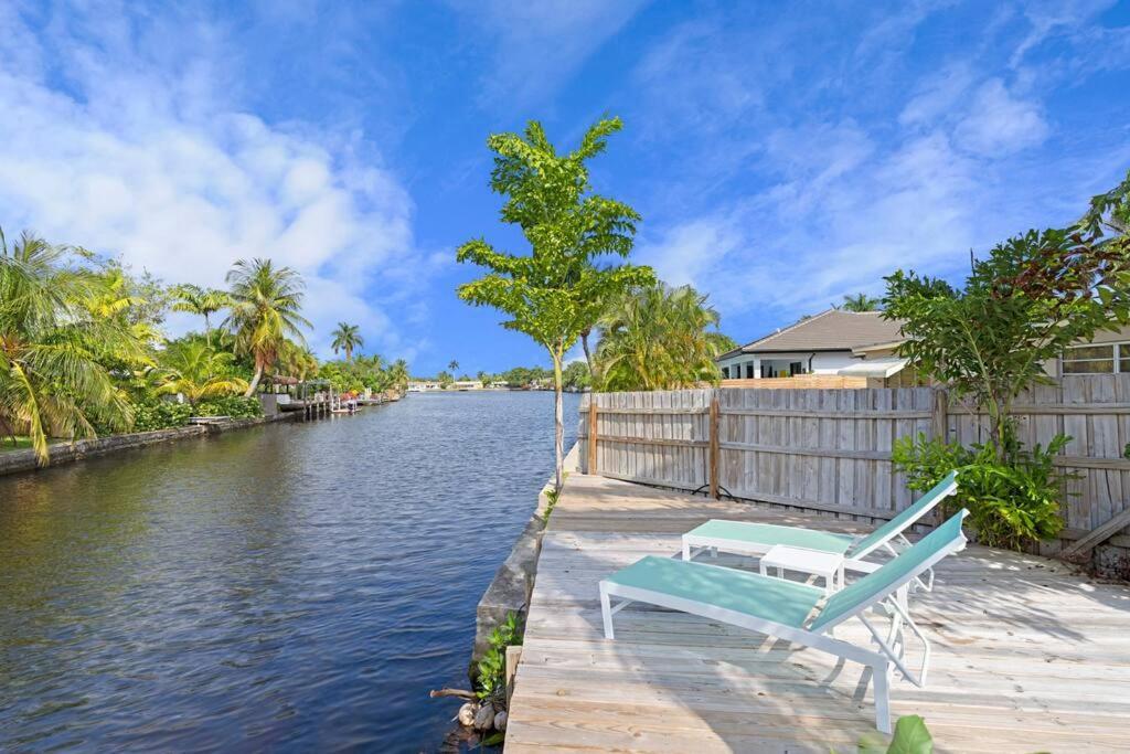 Waterfront-Heated Pool-Mini Golf-Game Room-2Mi Beach Fort Lauderdale Ngoại thất bức ảnh