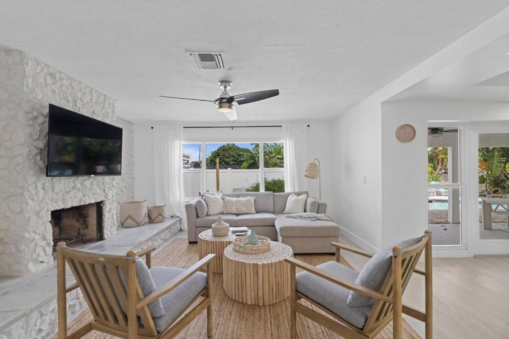 Waterfront-Heated Pool-Mini Golf-Game Room-2Mi Beach Fort Lauderdale Ngoại thất bức ảnh