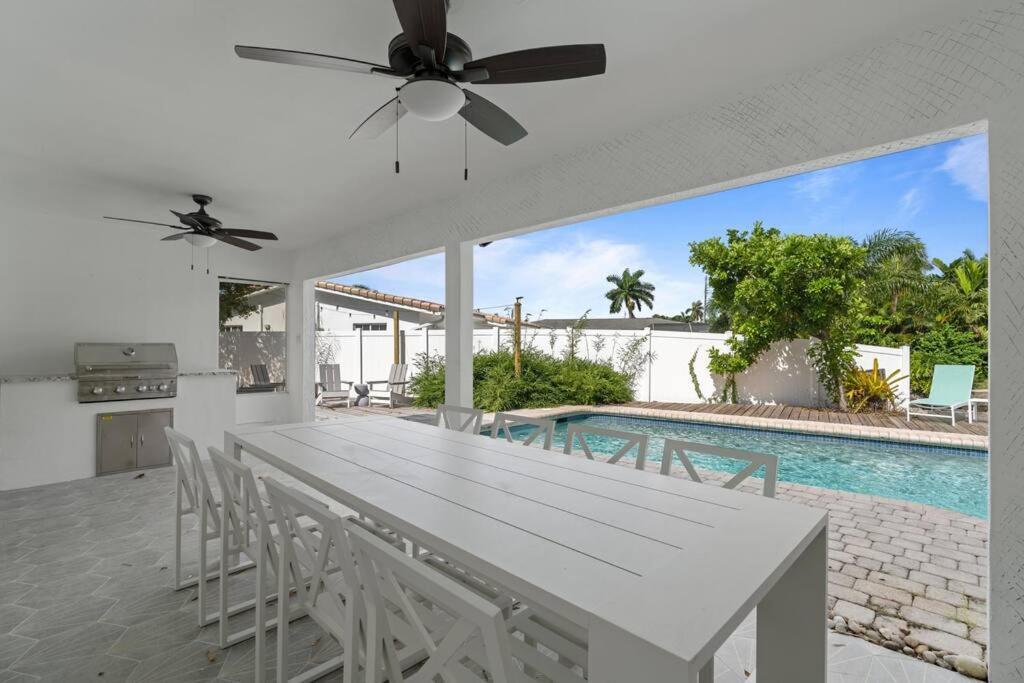 Waterfront-Heated Pool-Mini Golf-Game Room-2Mi Beach Fort Lauderdale Ngoại thất bức ảnh