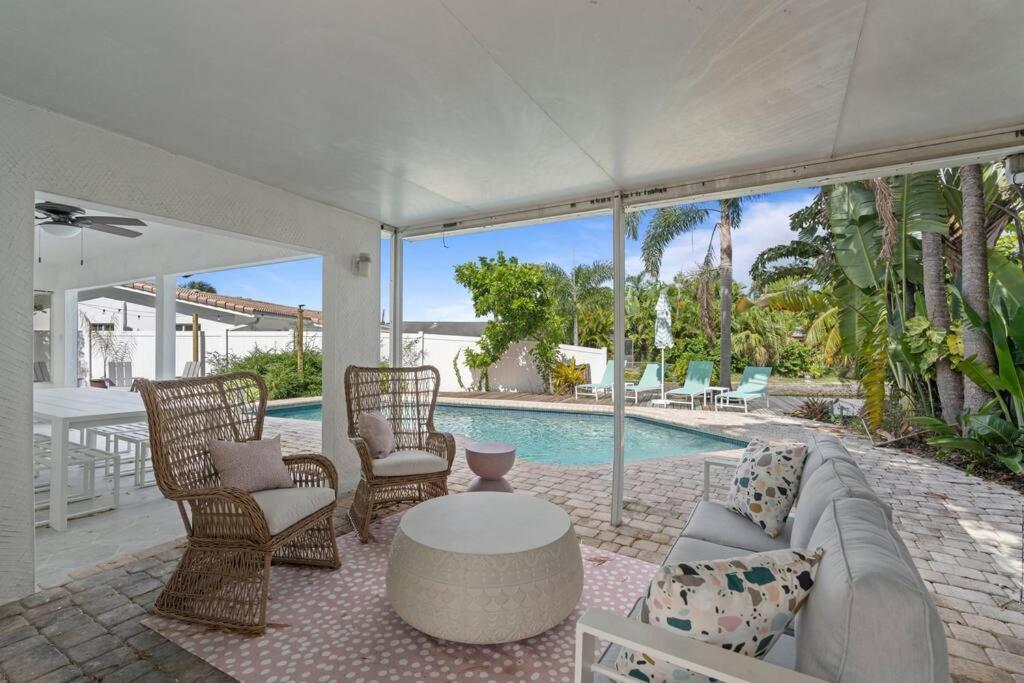 Waterfront-Heated Pool-Mini Golf-Game Room-2Mi Beach Fort Lauderdale Ngoại thất bức ảnh